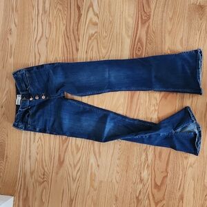 Abercrombie kids high rise flare jean